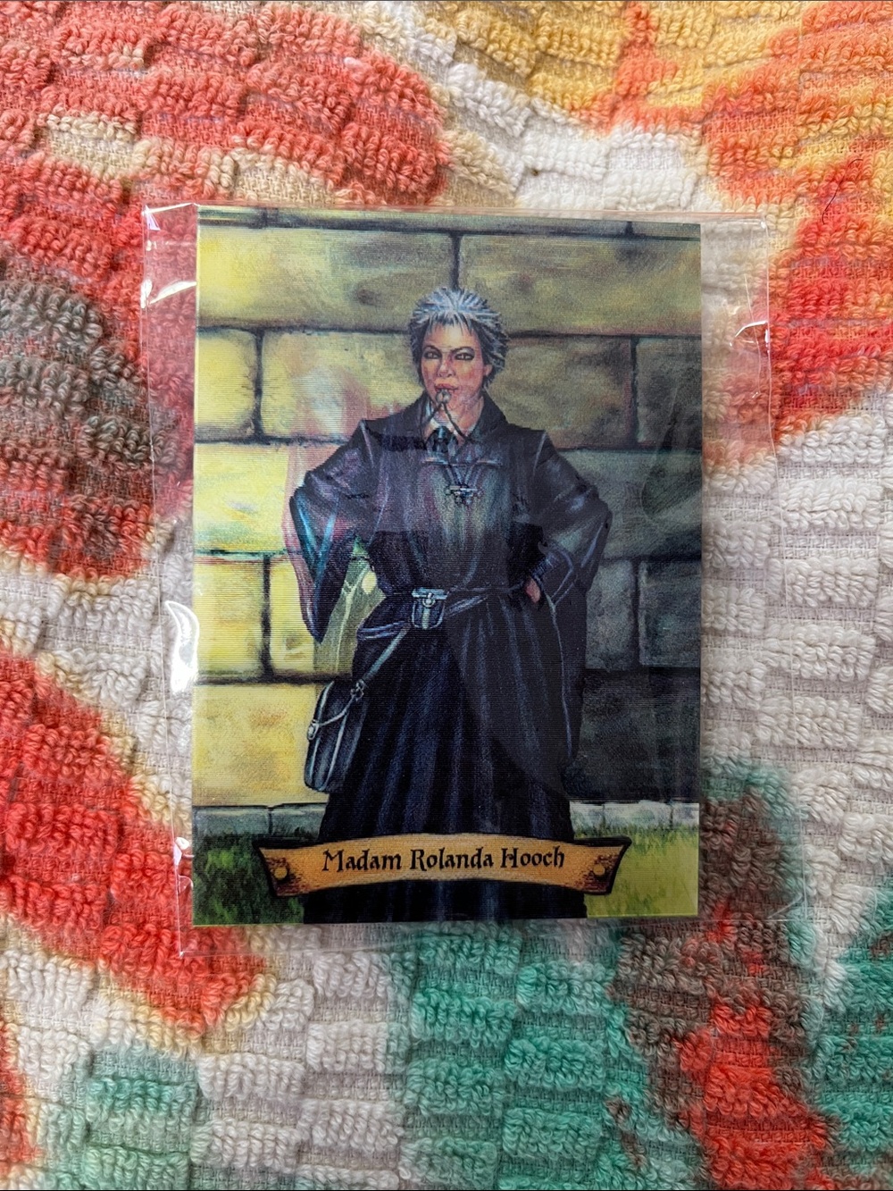 Madam Rolanda Hooch Collectible Card - Black, Yellow